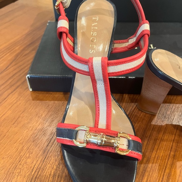 Talbots Charlot Stacked Heel Sandal - Picture 2 of 5